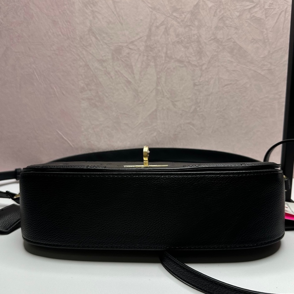 Betsey Johnson XOMarci Skull Embossed Crossbody Bag - Black - Picture 11 of 16